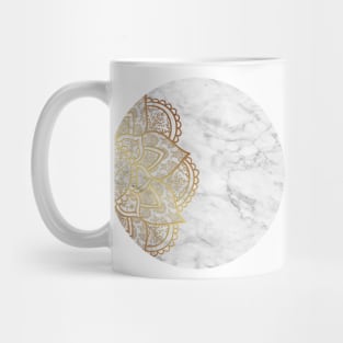 Mandala Gold Marble Mug